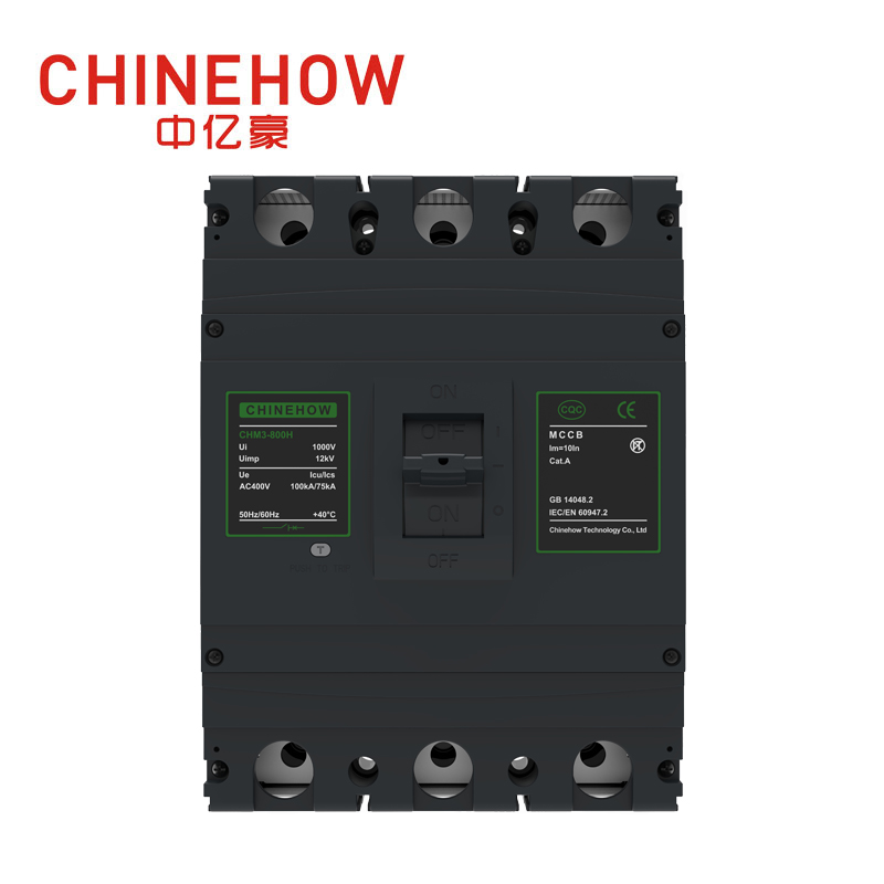 Disjoncteur à boîtier moulé CHM3-800H/3
