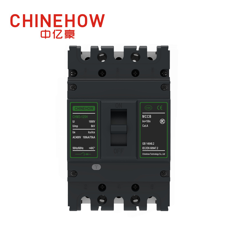 Disjoncteur à boîtier moulé CHM3-125H/3